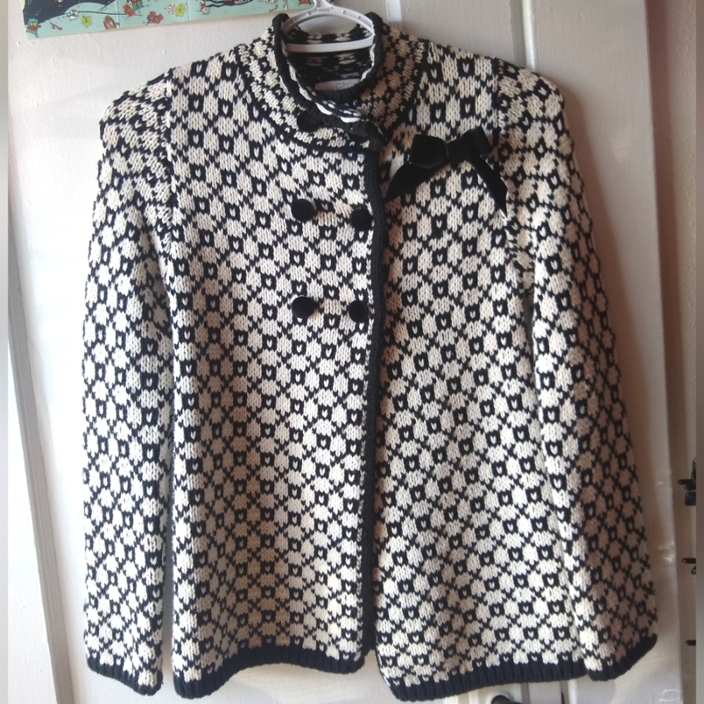 Heirlooms knit coat for girls, US Small